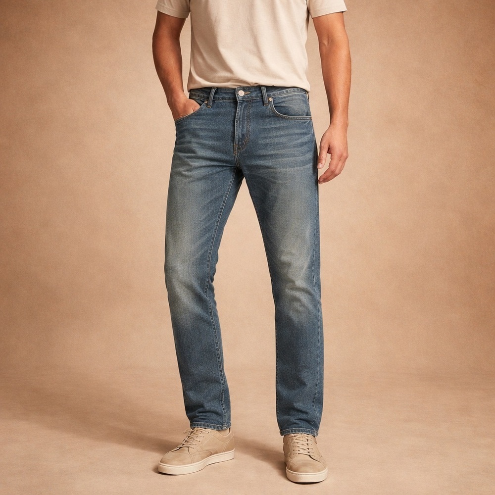 Levi’s 514 Straight Fit Jeans Mens W36 L32 Medium Wash Classic Denim